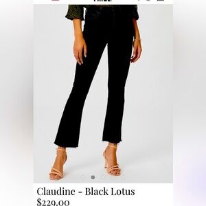 NWT PAIGE Claudine raw hem jeans Sz 23